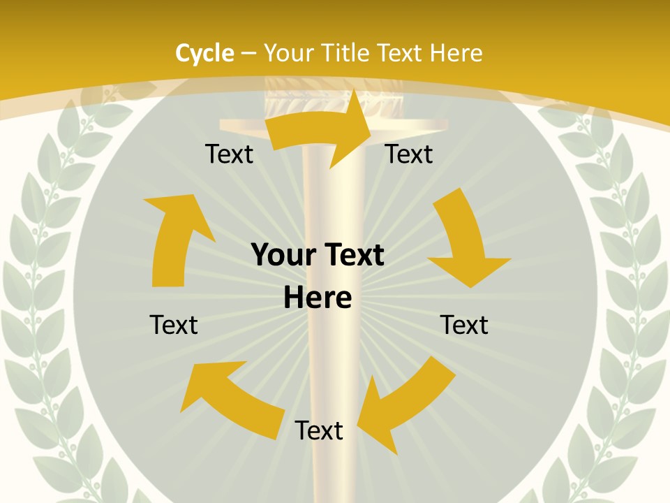 Emblem Badge Freedom PowerPoint Template