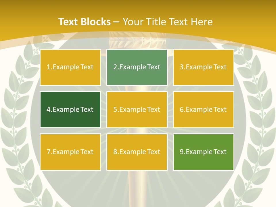 Emblem Badge Freedom PowerPoint Template