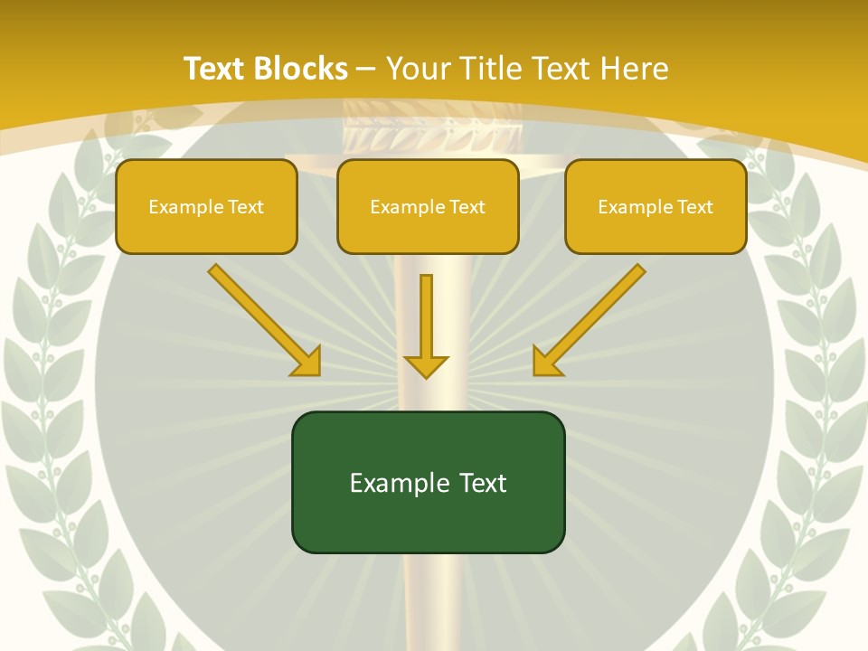 Emblem Badge Freedom PowerPoint Template