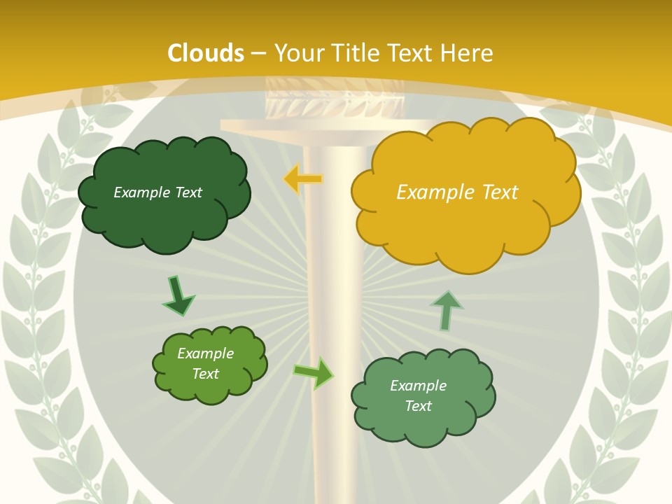 Emblem Badge Freedom PowerPoint Template