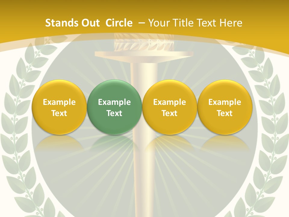 Emblem Badge Freedom PowerPoint Template