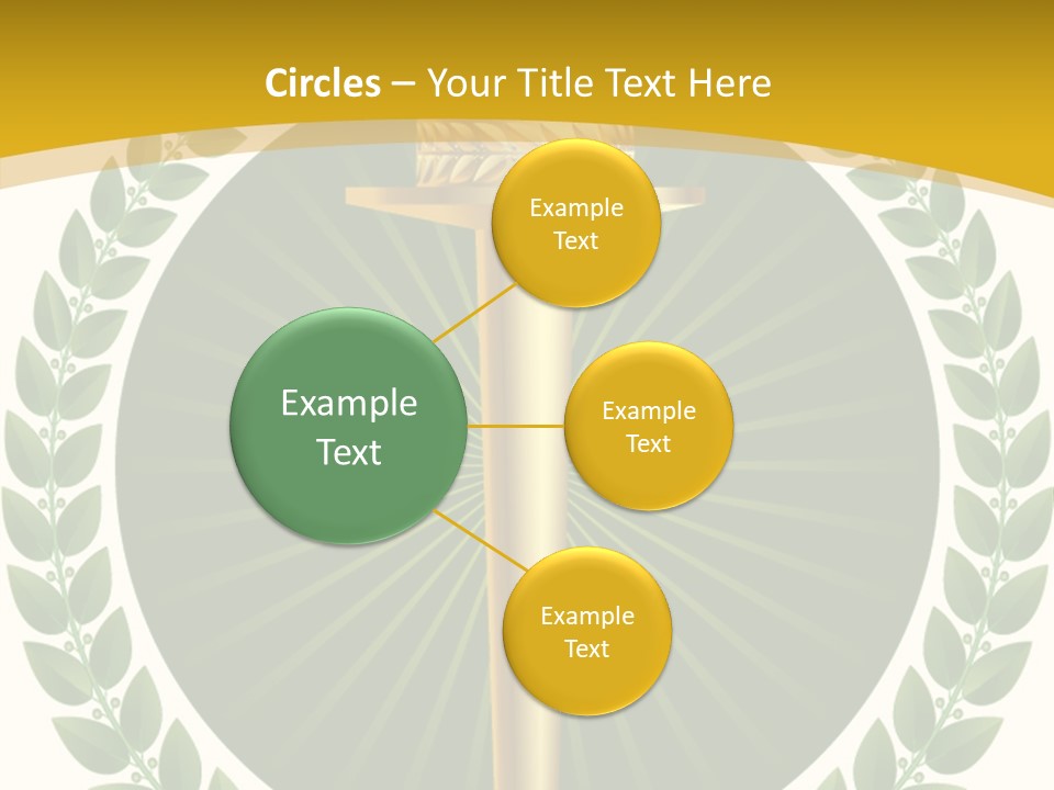 Emblem Badge Freedom PowerPoint Template