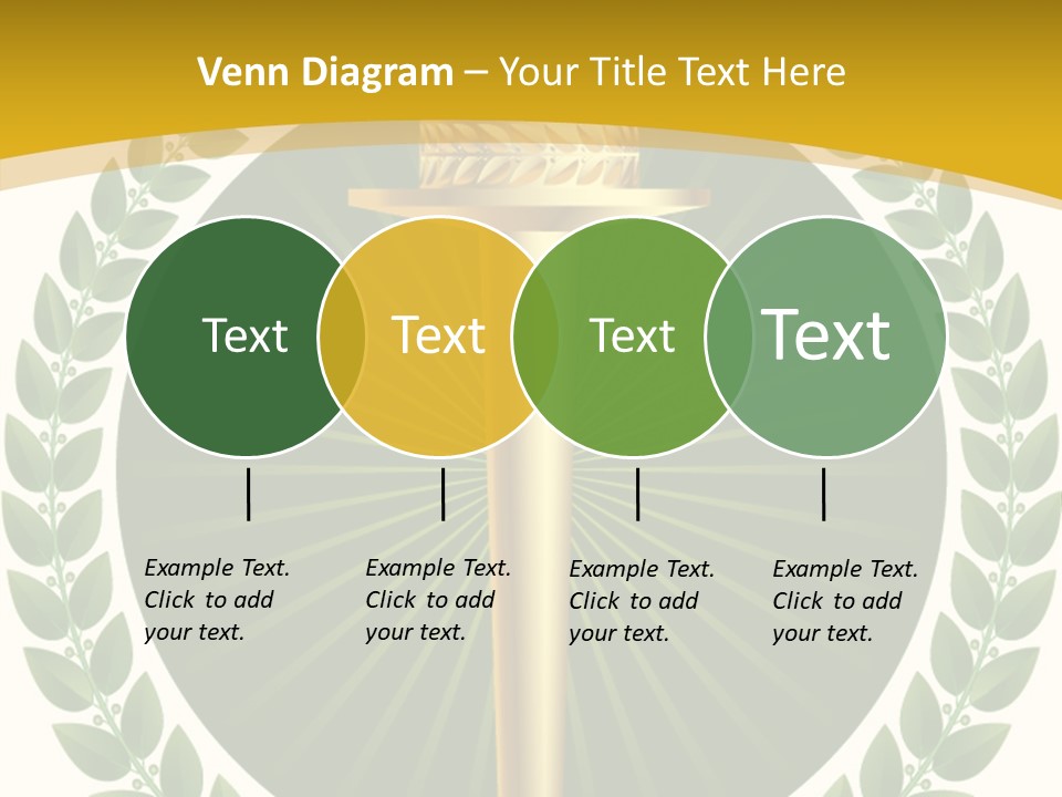 Emblem Badge Freedom PowerPoint Template