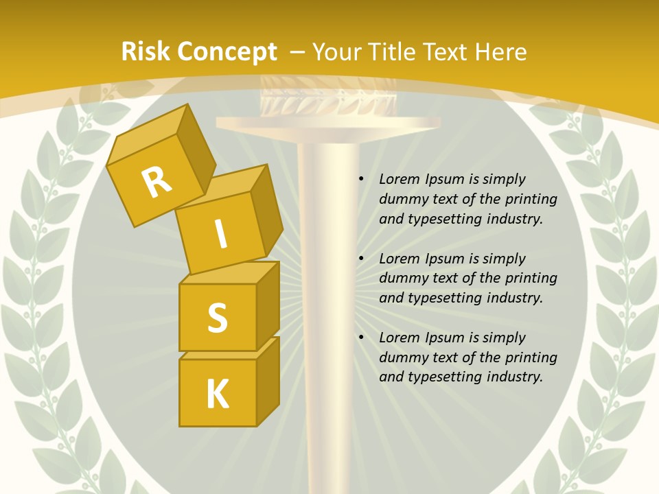 Emblem Badge Freedom PowerPoint Template