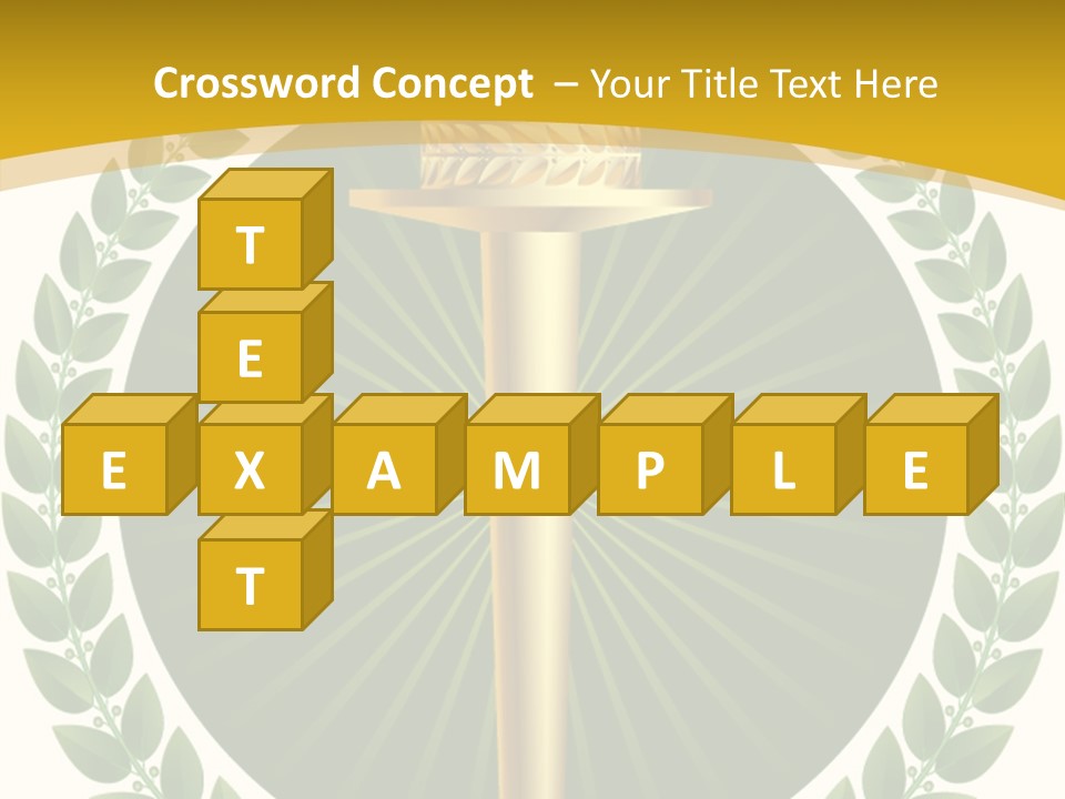 Emblem Badge Freedom PowerPoint Template