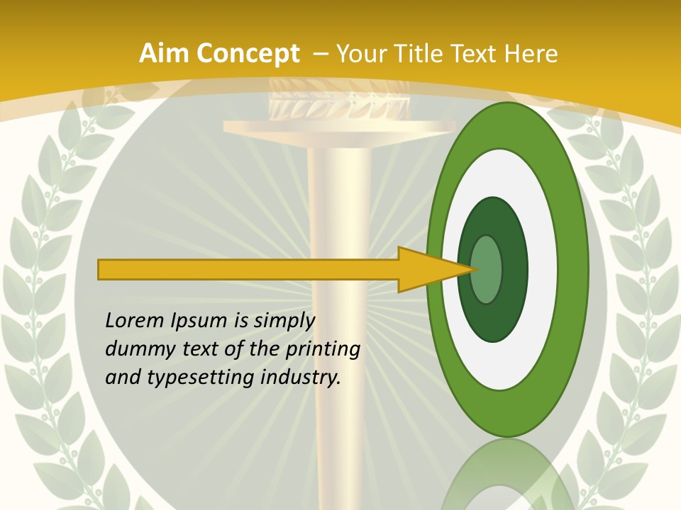 Emblem Badge Freedom PowerPoint Template