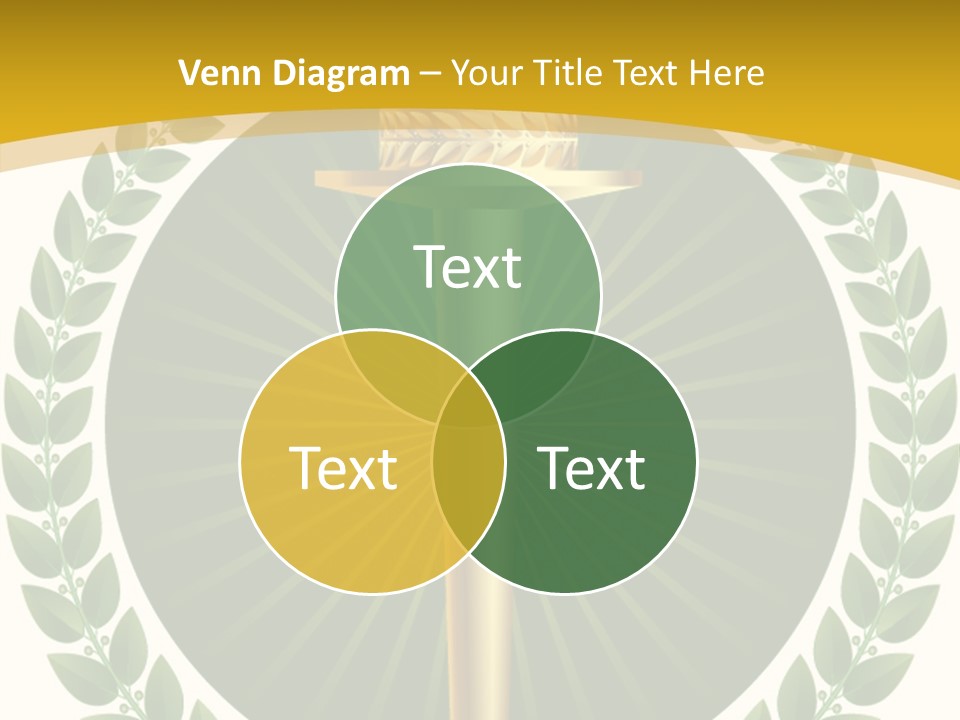 Emblem Badge Freedom PowerPoint Template