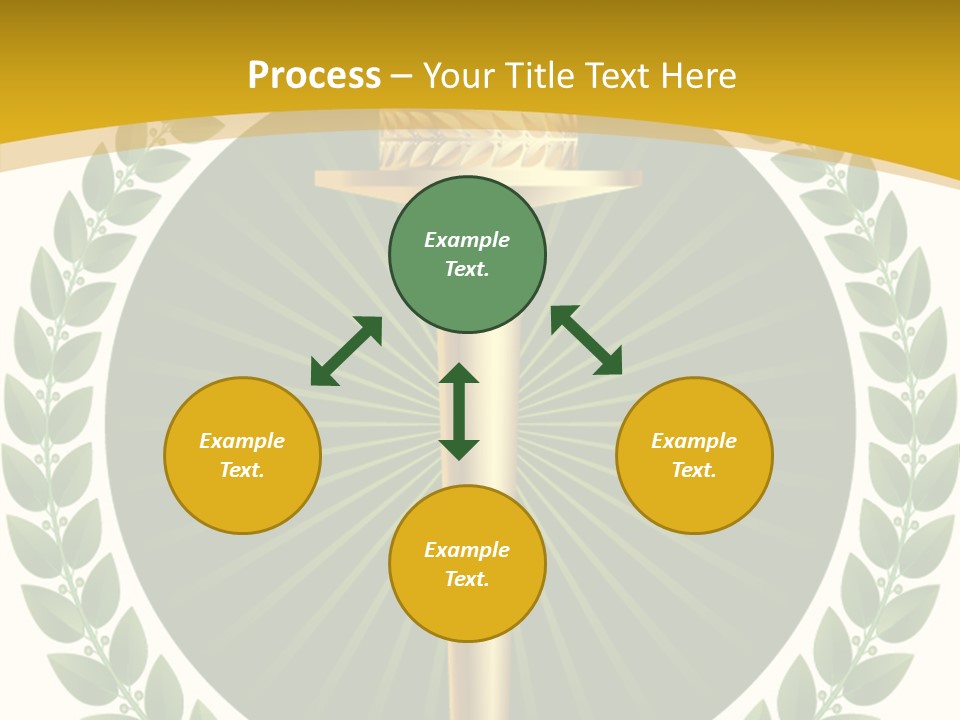 Emblem Badge Freedom PowerPoint Template