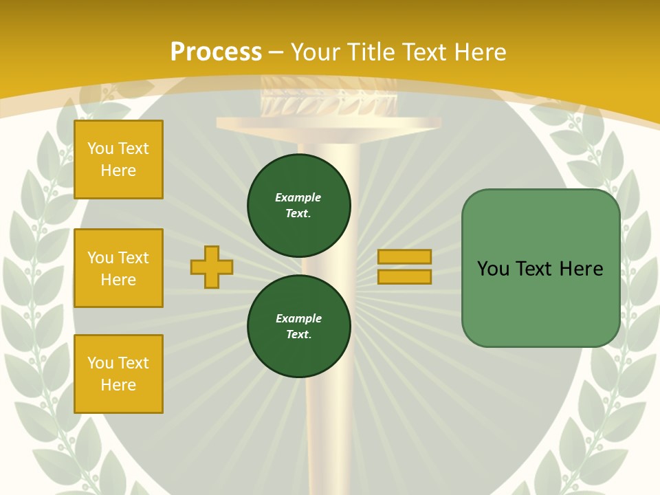 Emblem Badge Freedom PowerPoint Template