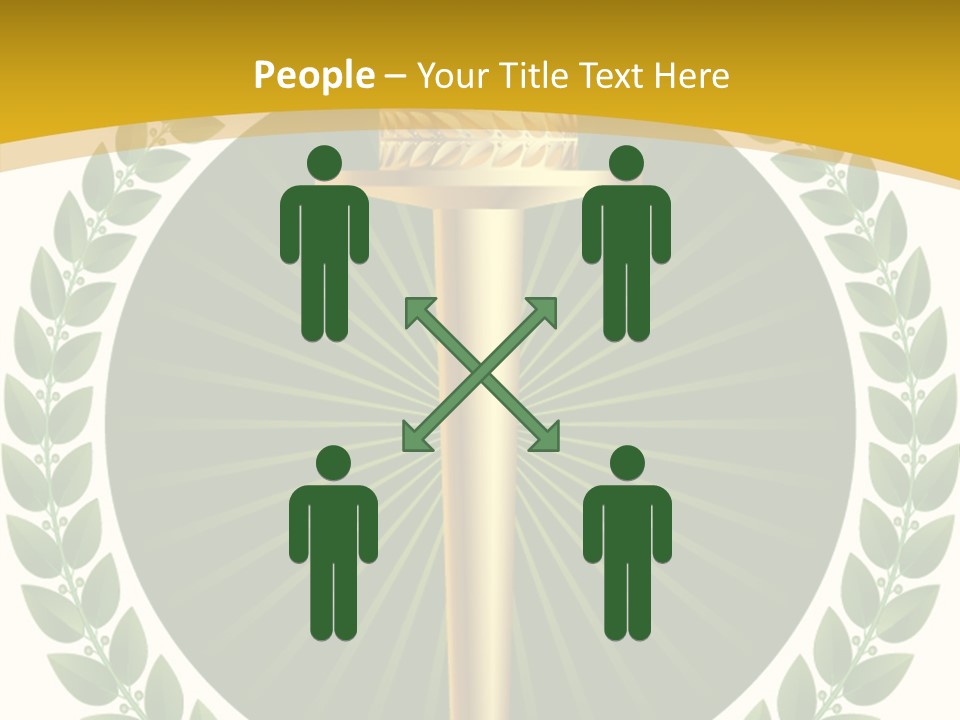 Emblem Badge Freedom PowerPoint Template