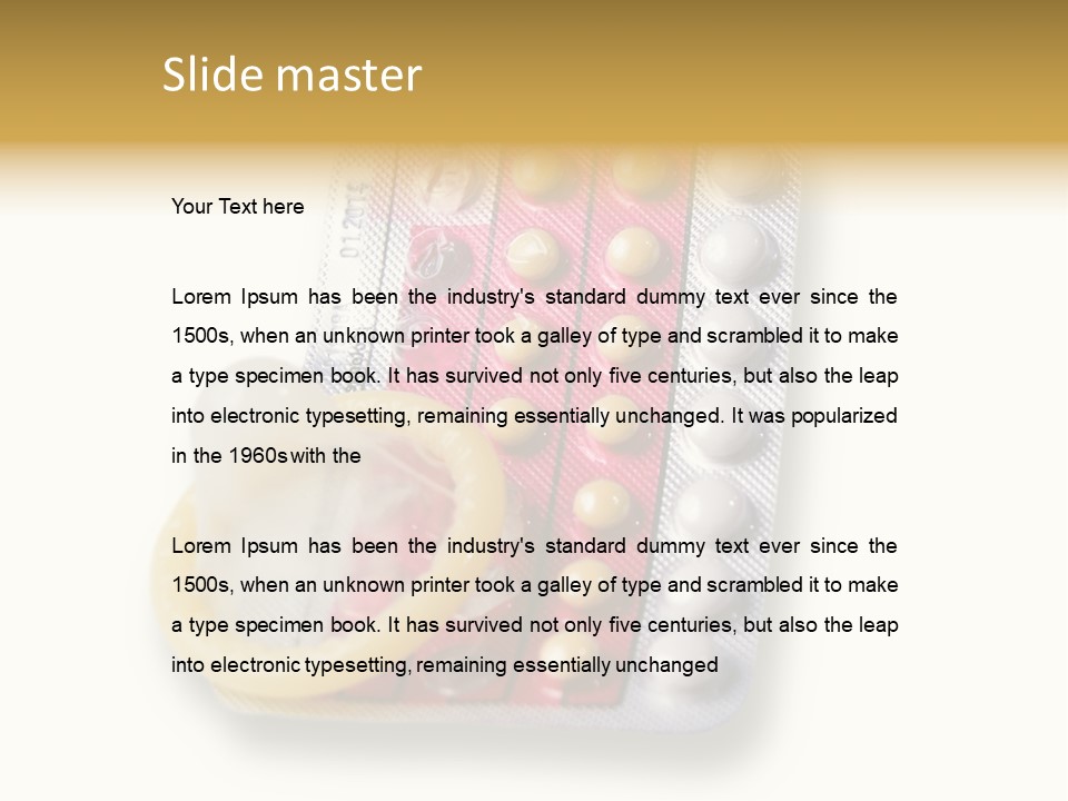 Erotic Jeans Expression PowerPoint Template