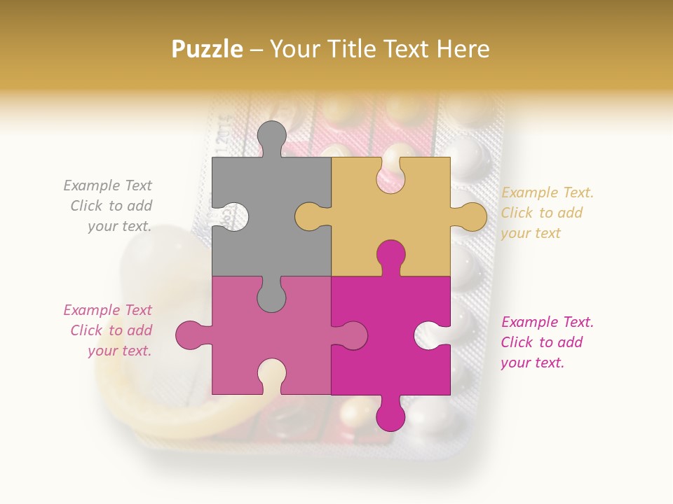 Erotic Jeans Expression PowerPoint Template