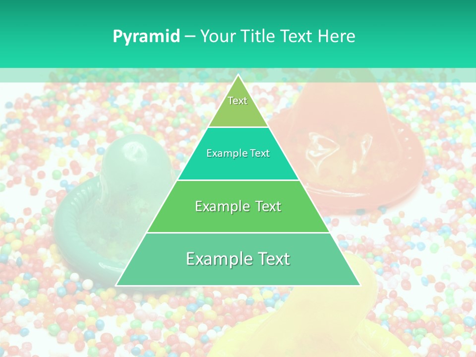 A Group Of Gummy Bears Sitting On Top Of A Pile Of Sprinkle PowerPoint Template