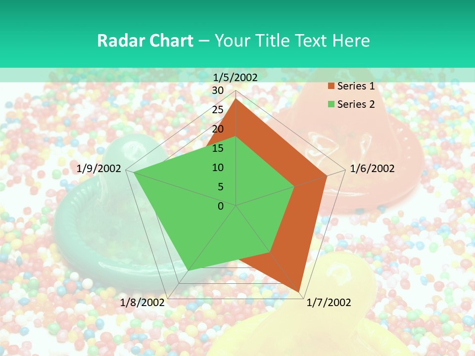 A Group Of Gummy Bears Sitting On Top Of A Pile Of Sprinkle PowerPoint Template