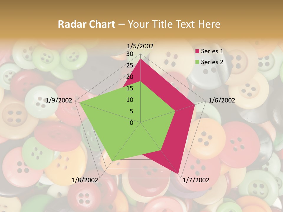 A Pile Of Colorful Buttons With The Words Name Of Presentation PowerPoint Template