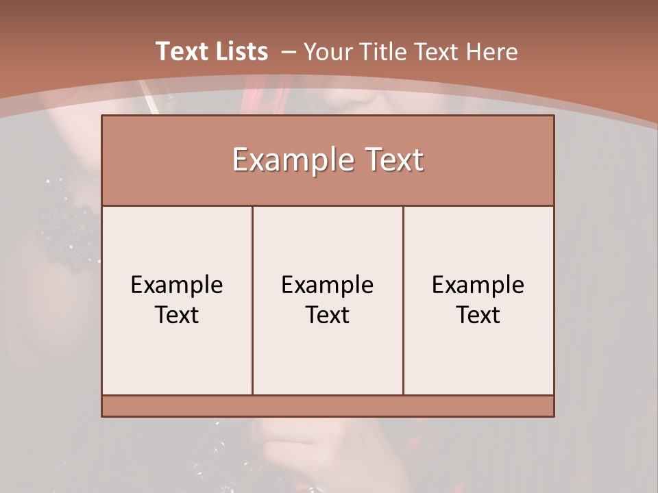 A Woman With Red Hair Holding A Sword PowerPoint Template