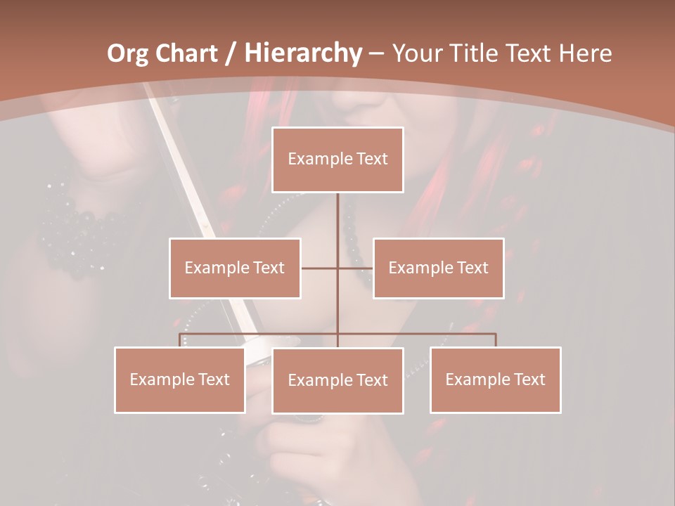 A Woman With Red Hair Holding A Sword PowerPoint Template