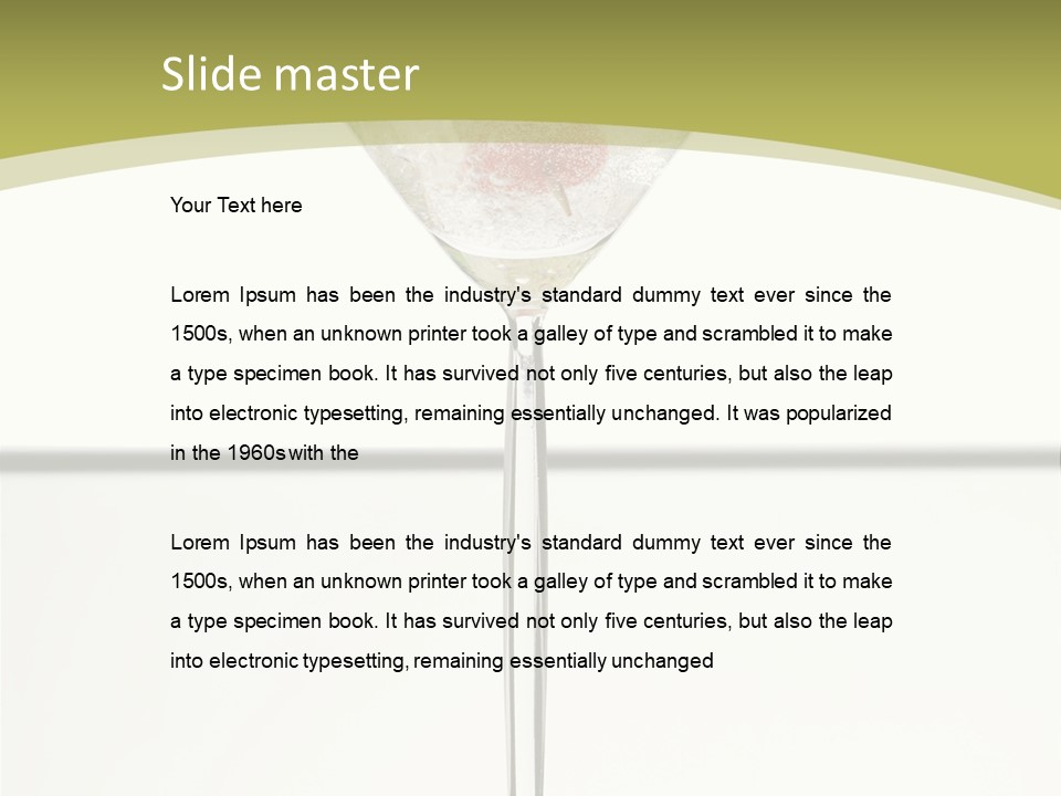 Bar Cocktail Alcoholic PowerPoint Template