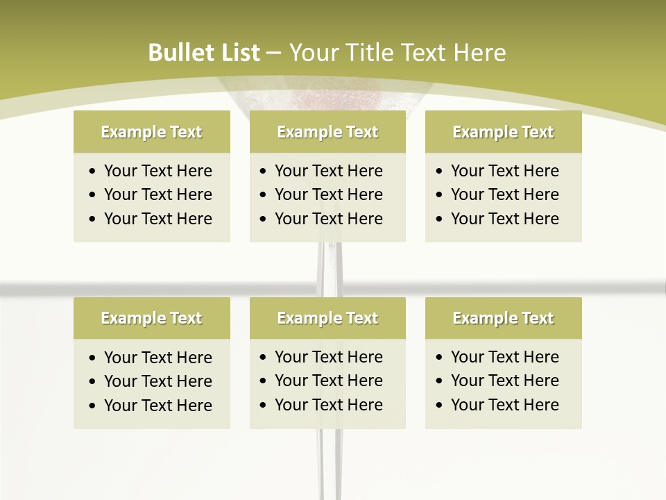 Bar Cocktail Alcoholic PowerPoint Template