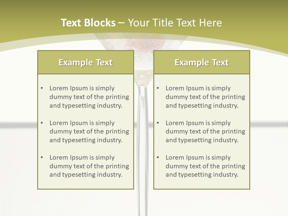 Bar Cocktail Alcoholic PowerPoint Template