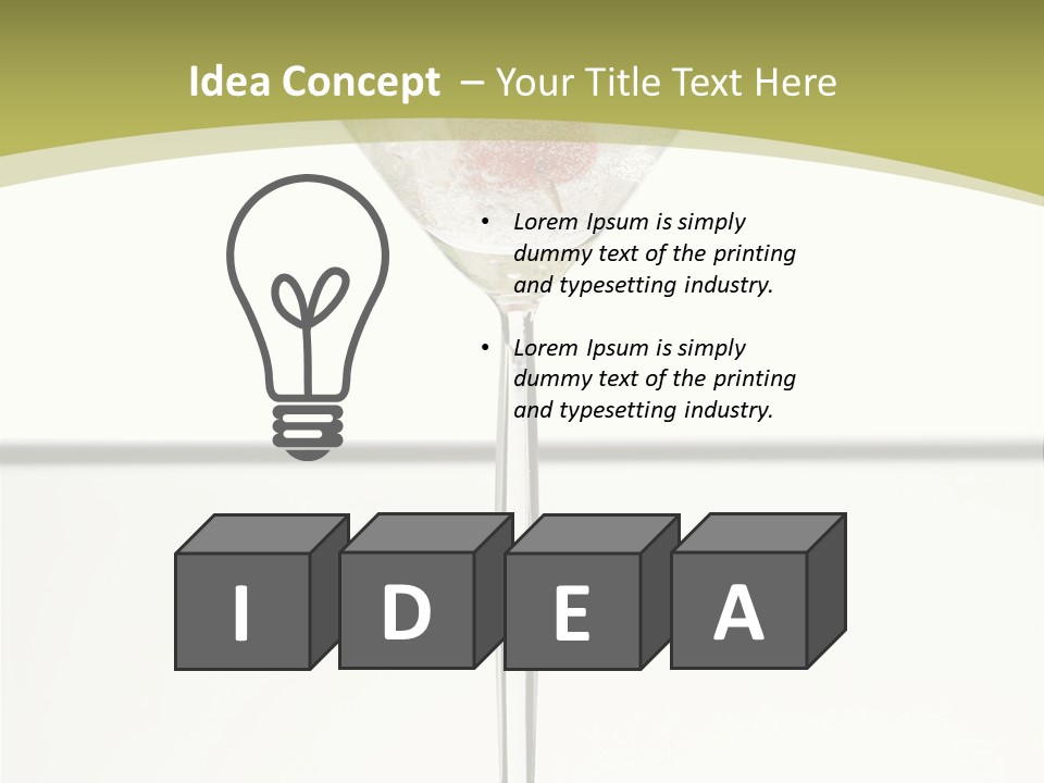 Bar Cocktail Alcoholic PowerPoint Template