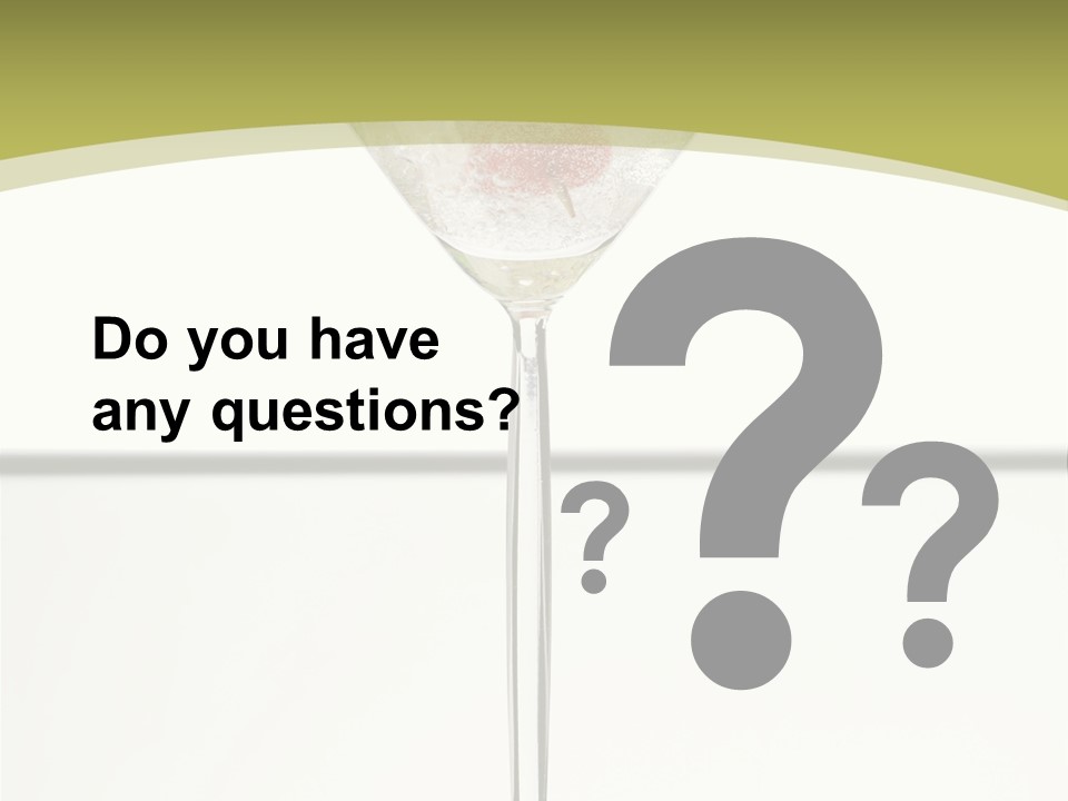 Bar Cocktail Alcoholic PowerPoint Template