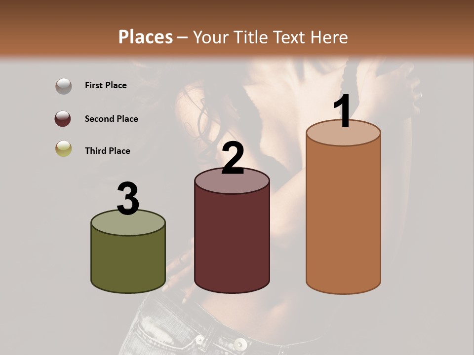 Erotic Jeans Expression PowerPoint Template