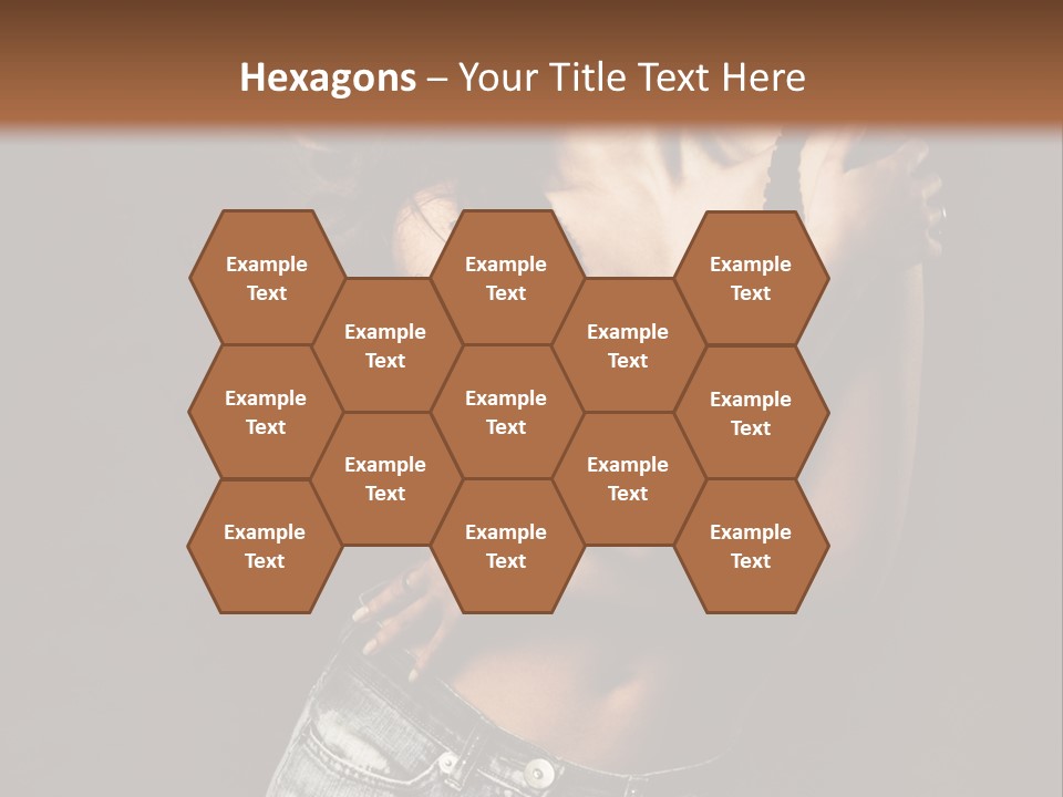 Erotic Jeans Expression PowerPoint Template