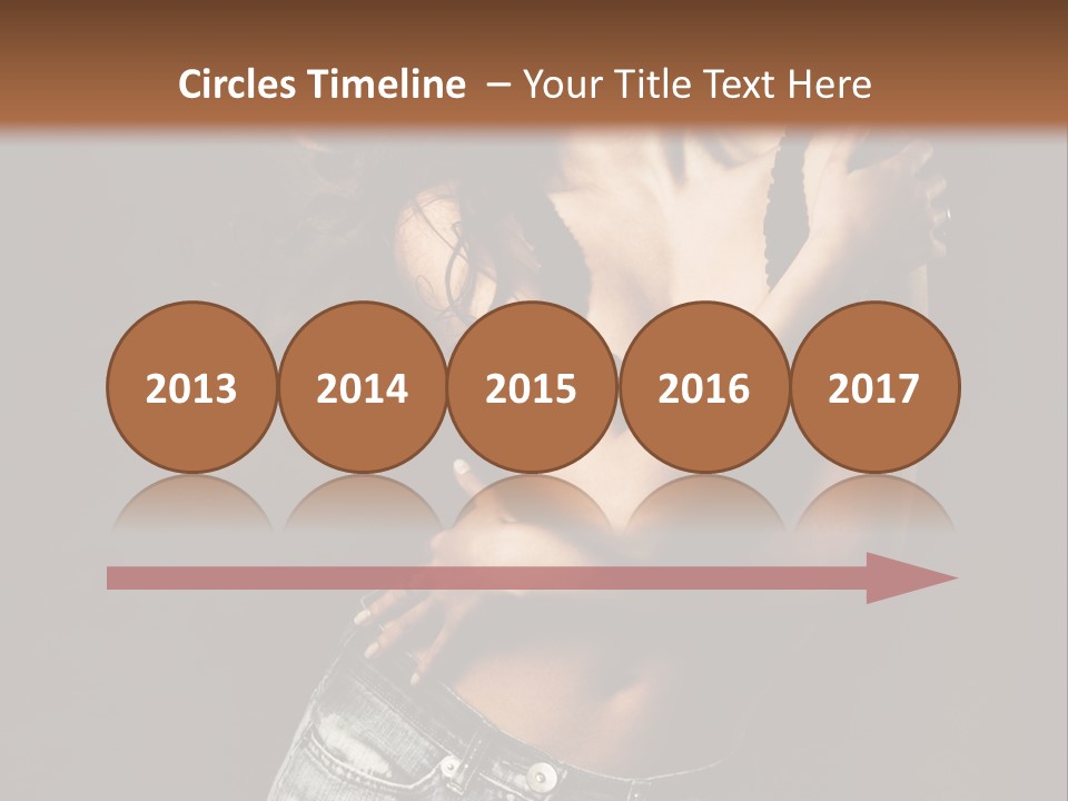 Erotic Jeans Expression PowerPoint Template