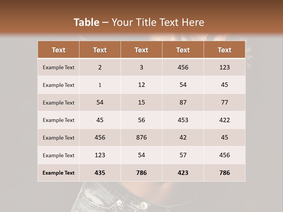 Erotic Jeans Expression PowerPoint Template