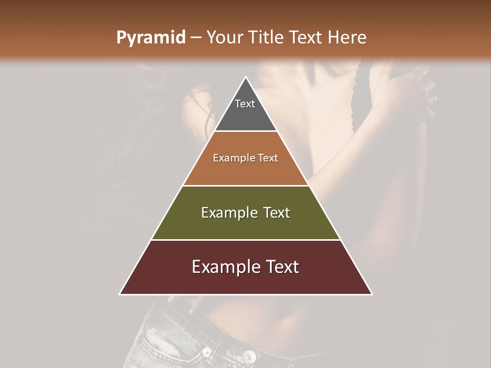 Erotic Jeans Expression PowerPoint Template