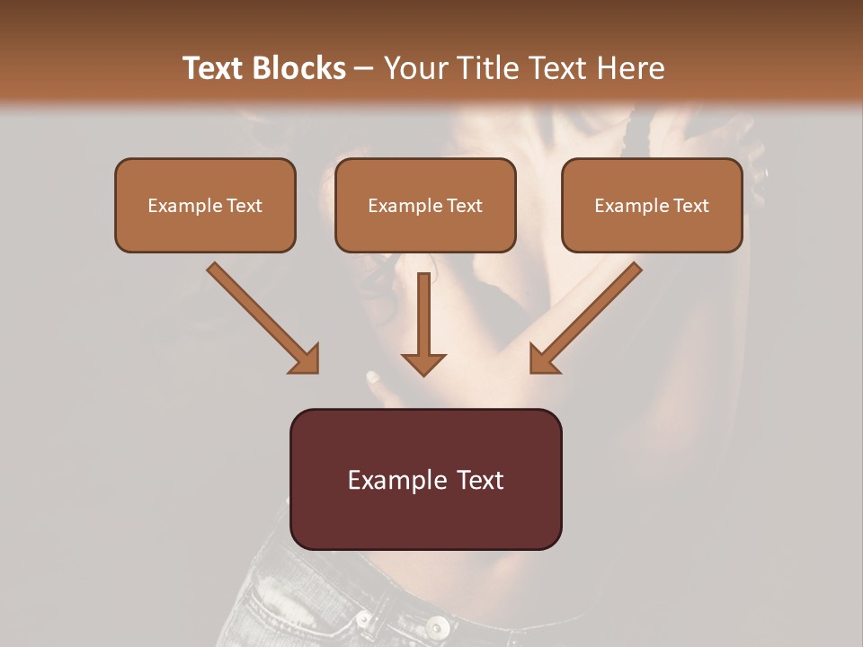 Erotic Jeans Expression PowerPoint Template