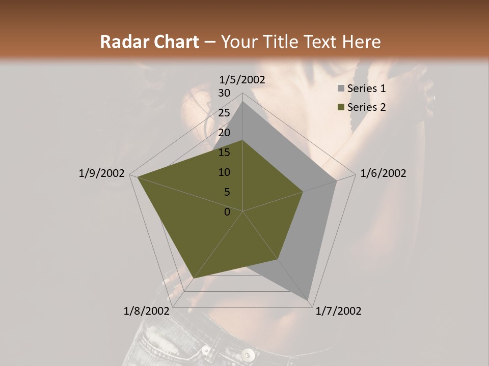 Erotic Jeans Expression PowerPoint Template