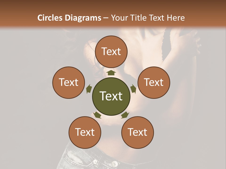 Erotic Jeans Expression PowerPoint Template