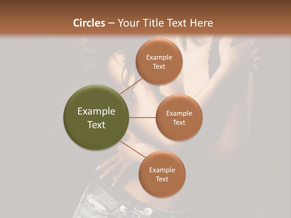 Erotic Jeans Expression PowerPoint Template