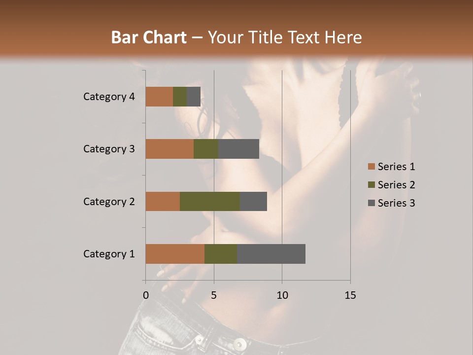 Erotic Jeans Expression PowerPoint Template