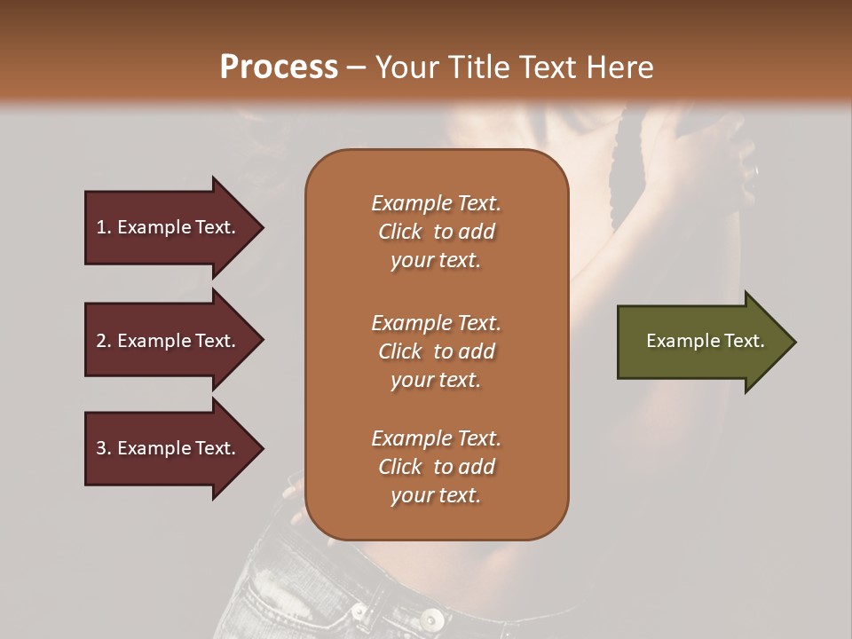 Erotic Jeans Expression PowerPoint Template