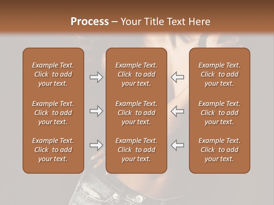 Erotic Jeans Expression PowerPoint Template