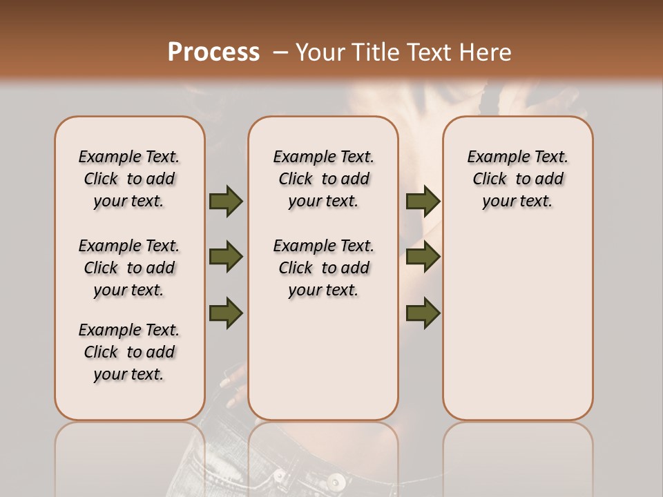 Erotic Jeans Expression PowerPoint Template