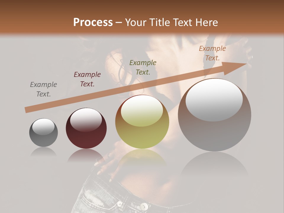 Erotic Jeans Expression PowerPoint Template