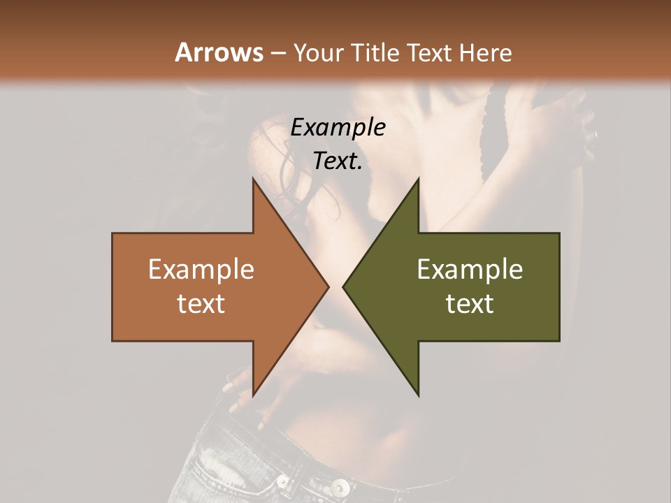 Erotic Jeans Expression PowerPoint Template