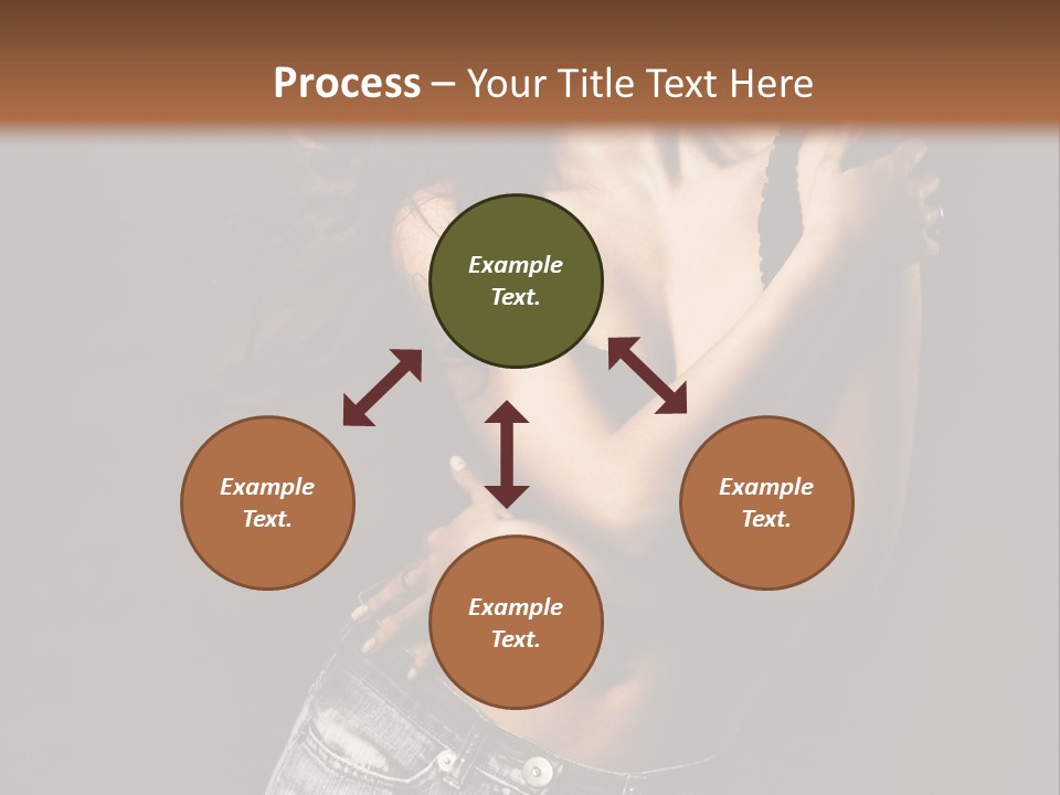 Erotic Jeans Expression PowerPoint Template