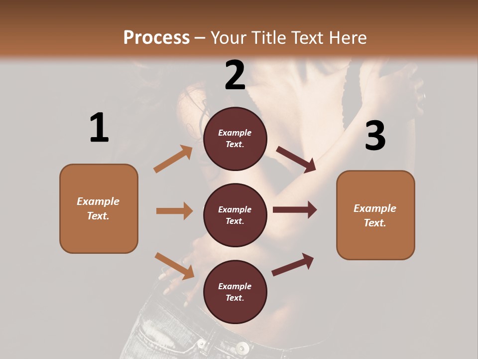 Erotic Jeans Expression PowerPoint Template