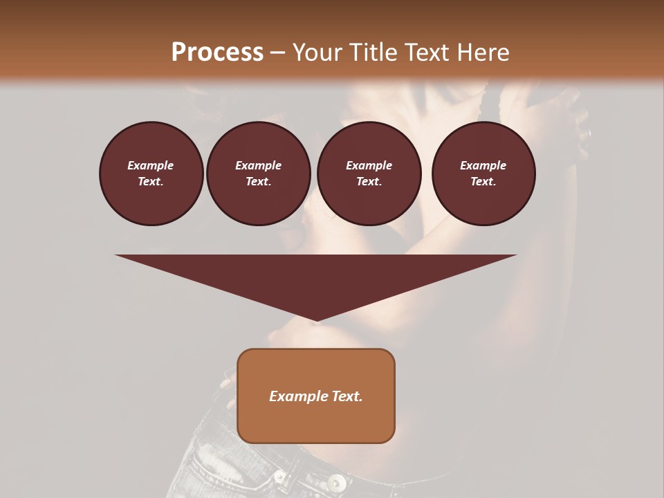 Erotic Jeans Expression PowerPoint Template