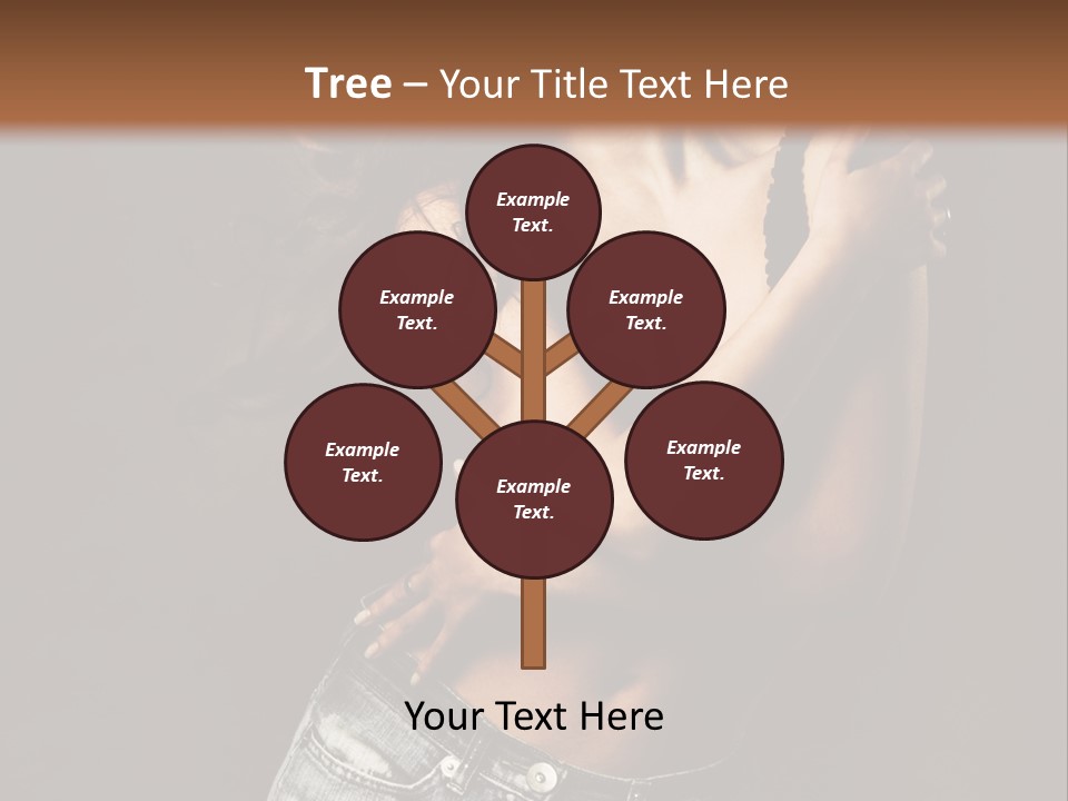 Erotic Jeans Expression PowerPoint Template