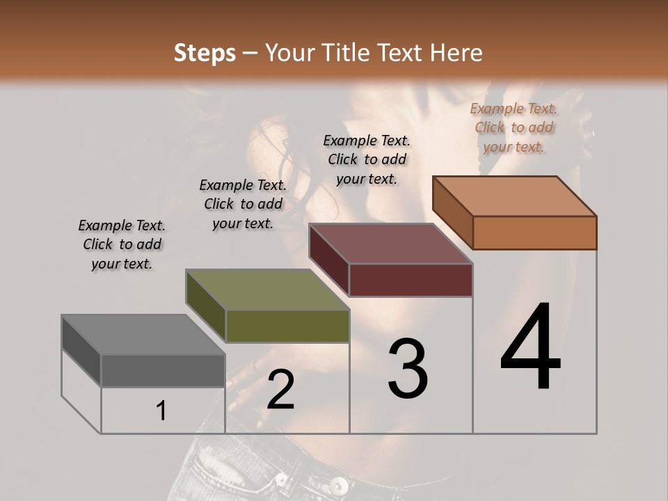 Erotic Jeans Expression PowerPoint Template