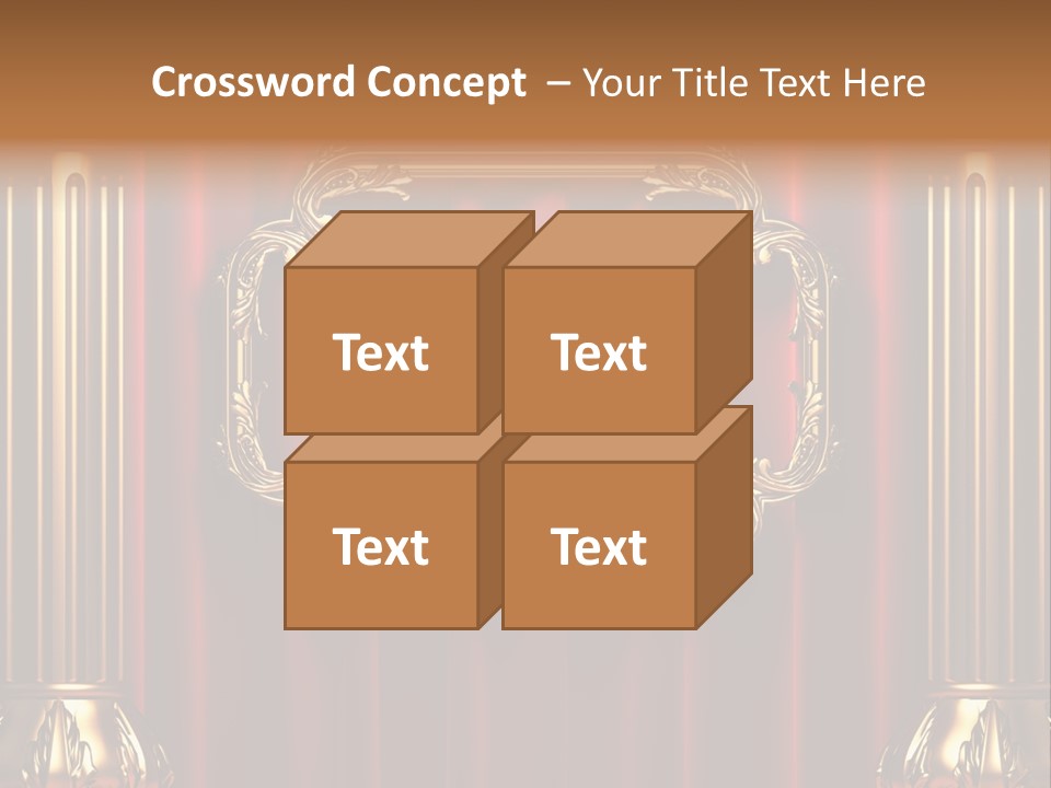Kickboxing Red Fighting PowerPoint Template