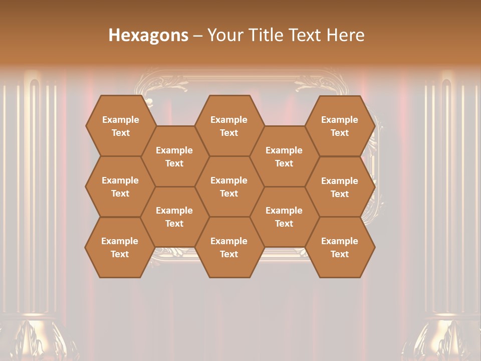 Kickboxing Red Fighting PowerPoint Template