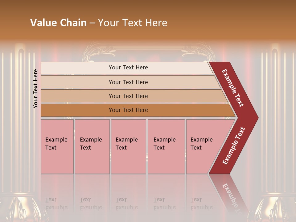 Kickboxing Red Fighting PowerPoint Template