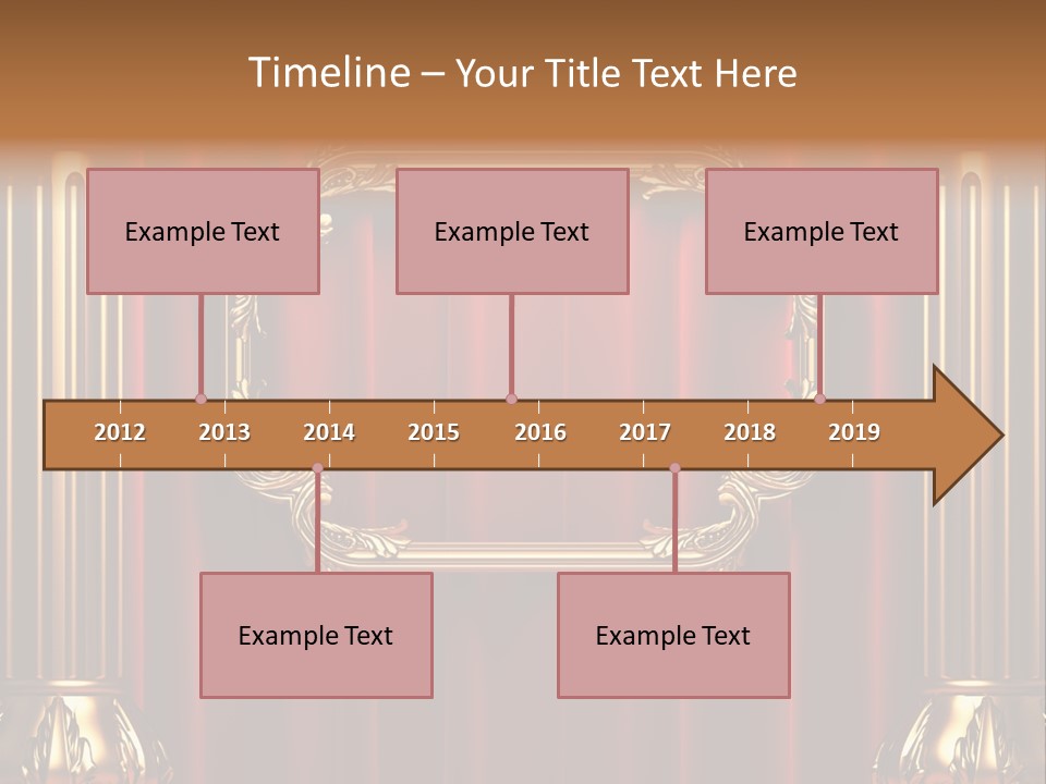Kickboxing Red Fighting PowerPoint Template